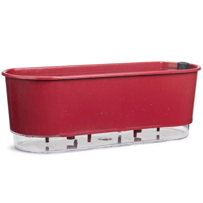 Jardineira Autoirrigável 40cm x 16cm - Terrazzo Geleia de Framboesa