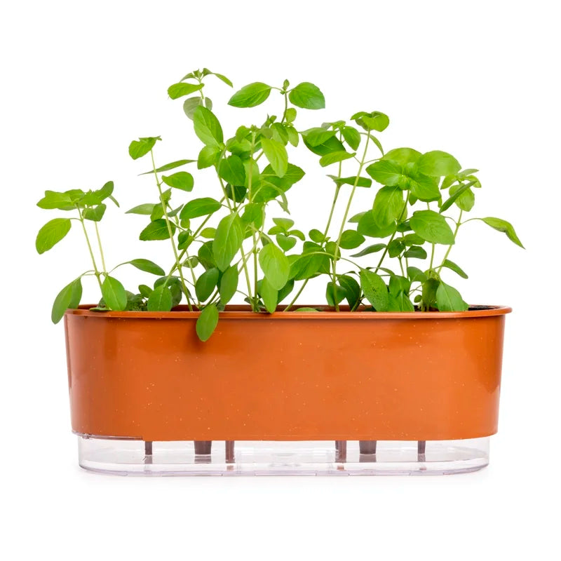 Jardineira Autoirrigável 40cm x 16cm - Terrazzo Terracota